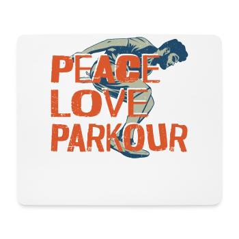 Parkour Free Running Traceur - Mouse Pad (horizontal) - white - Front