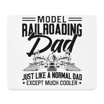 Steam Train Driver Trainspotting - Mouse Pad (horizontal) - white - Front