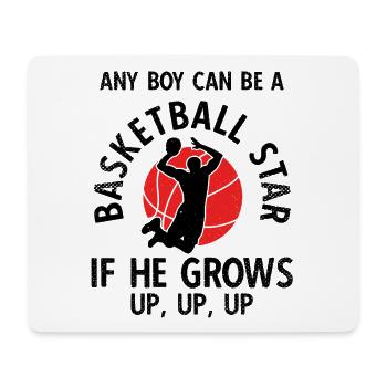 Basketball - Mousepad (Querformat) - Weiß - Vorne