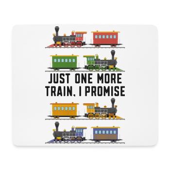 Steam Train Driver Trainspotting - Mouse Pad (horizontal) - white - Front