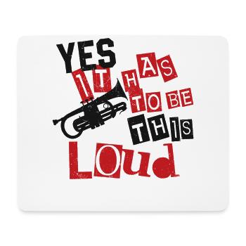 Trumpet Player Vintage Yes It Has - Mousepad (Querformat) - Weiß - Vorne