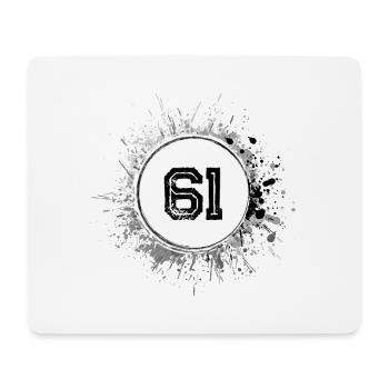 61 Number of blobs - Mouse Pad (horizontal) - white - Front