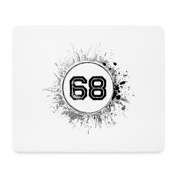 68 Number of blobs - Mouse Pad (horizontal) - white - Front
