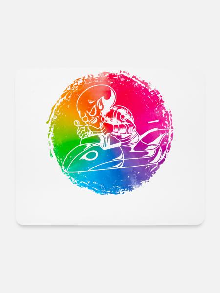 Alien - Mousepad (Querformat) - Weiß