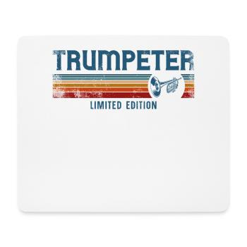 Trumpet Player Retro Vintage - Mousepad (Querformat) - Weiß - Vorne