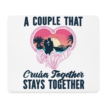 Cruise Ship Vacation Couples - Mousepad (Querformat) - Weiß - Vorne