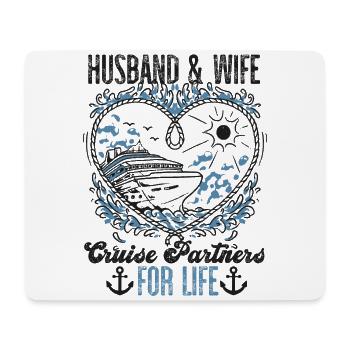 Cruise Ship Vacation Marriage - Mousepad (Querformat) - Weiß - Vorne