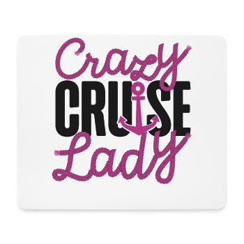 Cruise Ship Vacation Girl Crazy - Mousepad (Querformat) - Weiß - Vorne