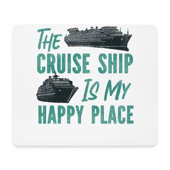 Cruise Ship Vacation Vintage The - Mousepad (Querformat) - Weiß - Vorne