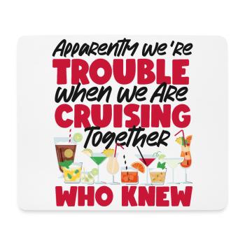 Cruise Ship Vacation Friends - Mousepad (Querformat) - Weiß - Vorne
