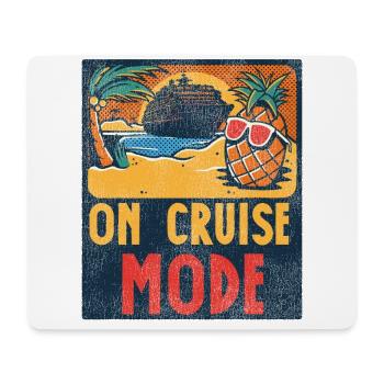 Cruise Ship Vacation Vintage On - Mousepad (Querformat) - Weiß - Vorne