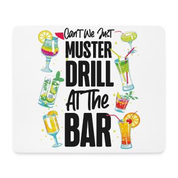 Cruise Ship Vacation Drinking - Mousepad (Querformat) - Weiß - Vorne