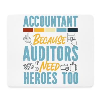 Accountant Bookkeeper Accounting - Mouse Pad (horizontal) - white - Front