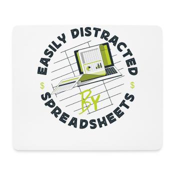 Comptable Comptable Comptable - Tapis de souris (format paysage) - blanc - Devant