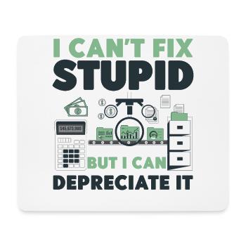 Accountant Bookkeeper Accounting I - Mouse Pad (horizontal) - white - Front