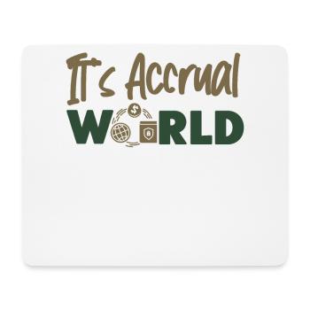 Accountant Bookkeeper Accounting - Mouse Pad (horizontal) - white - Front