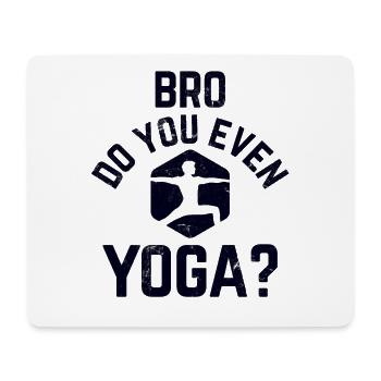 Yogalehrer Spruch Für Yogi Yoga - Mousepad (Querformat) - Weiß - Vorne
