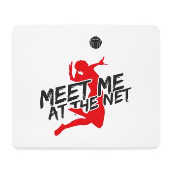 Volleyballer Spruch Für Volleyballspiel Volleyball - Mousepad (Querformat) - Weiß - Vorne