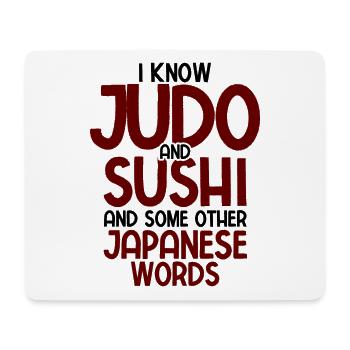 Japanischer Kampfsport Judo - Mousepad (Querformat) - Weiß - Vorne