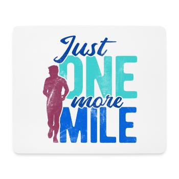 Läufer Joggen - Mousepad (Querformat) - Weiß - Vorne