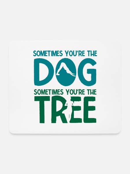 Yogalehrer Spruch Für Yogi Yoga - Mousepad (Querformat) - Weiß