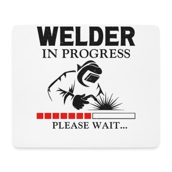 Welder Welding Apprentice Vintage - Mouse Pad (horizontal) - white - Front
