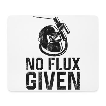 Welder Welding Pun Vintage No Flux - Mouse Pad (horizontal) - white - Front
