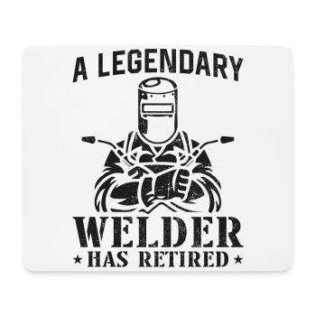 Welder Welding Retirement Vintage - Mousepad (Querformat) - Weiß - Vorne