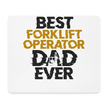Certified Forklift Truck Operator - Mousepad (Querformat) - Weiß - Vorne