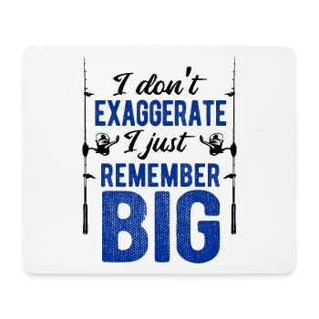 Angler Spruch zum Angeln Angel - Mousepad (Querformat) - Weiß - Vorne