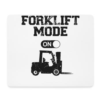 Certified Forklift Truck Operator - Mousepad (Querformat) - Weiß - Vorne