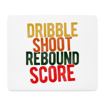 Basketball - Mousepad (Querformat) - Weiß - Vorne