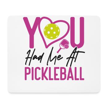 Pickleball Girl Ladies You Had Me - Tapis de souris (format paysage) - blanc - Devant