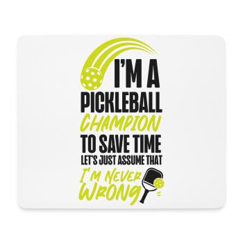 Pickleball I'm A Pickleball - Mouse Pad (horizontal) - white - Front