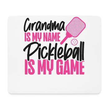 Pickleball Grandma Grandma Is My - Mousepad (Querformat) - Weiß - Vorne