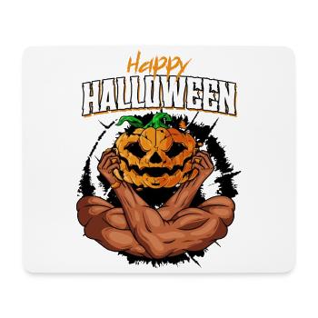 Happy Halloween - Mousepad (Querformat) - Weiß - Vorne