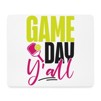 Pickleball Girl Ladies Game Day - Mousepad (Querformat) - Weiß - Vorne
