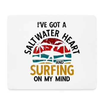Surfen Wellenreiten Für Surfing - Mousepad (Querformat) - Weiß - Vorne