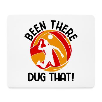 Volleyballer Spruch Für Volleyballspiel Volleyball - Mousepad (Querformat) - Weiß - Vorne