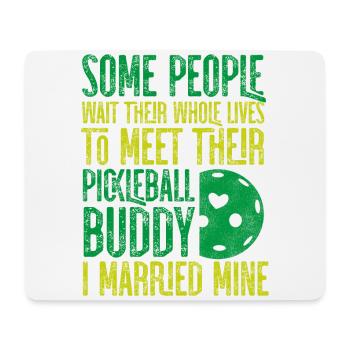 Pickleball Husband Wife Marriage - Mousepad (Querformat) - Weiß - Vorne
