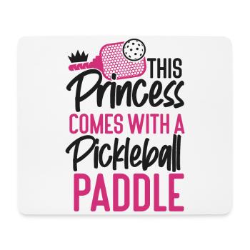 Pickleball Girl Ladies Cute This - Tapis de souris (format paysage) - blanc - Devant