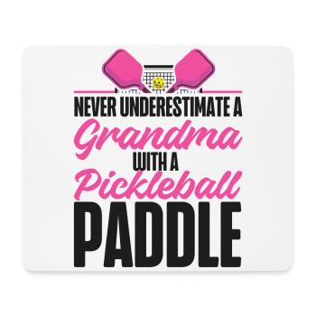 Pickleball Grandma Never - Mouse Pad (horizontal) - white - Front