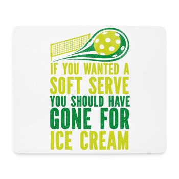 Pickleball If You Wanted A Soft - Mousepad (Querformat) - Weiß - Vorne