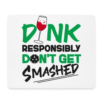 Pickleball Pun Wine Dink - Mousepad (Querformat) - Weiß - Vorne
