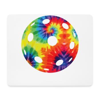 Pickleball Tie Dye Retro 80s 90s - Mousepad (Querformat) - Weiß - Vorne