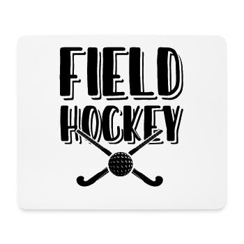 Field hockey - Mouse Pad (horizontal) - white - Front