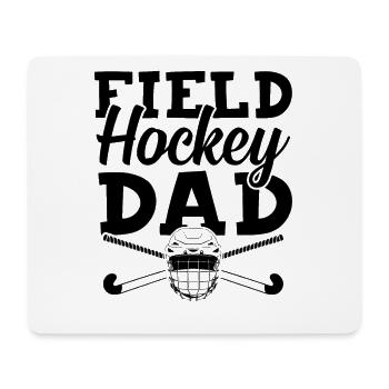 feldhockey papa - Mousepad (Querformat) - Weiß - Vorne