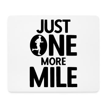 Läufer Joggen - Mousepad (Querformat) - Weiß - Vorne