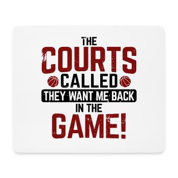 Basketball - Mousepad (Querformat) - Weiß - Vorne