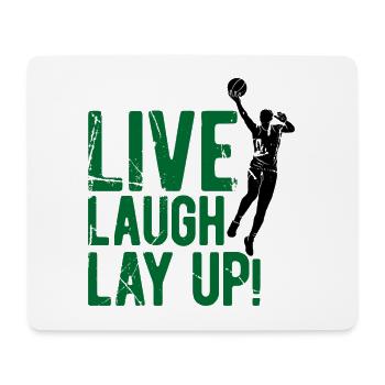 Basketball - Mousepad (Querformat) - Weiß - Vorne